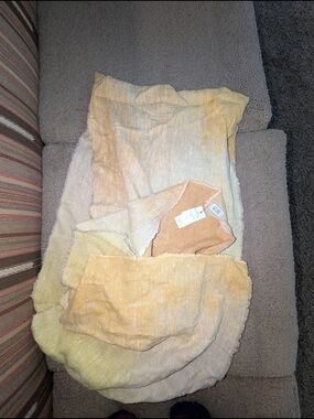 White Lodge Studio Aura Collection Table Runner 94in Long Citrus Yellow